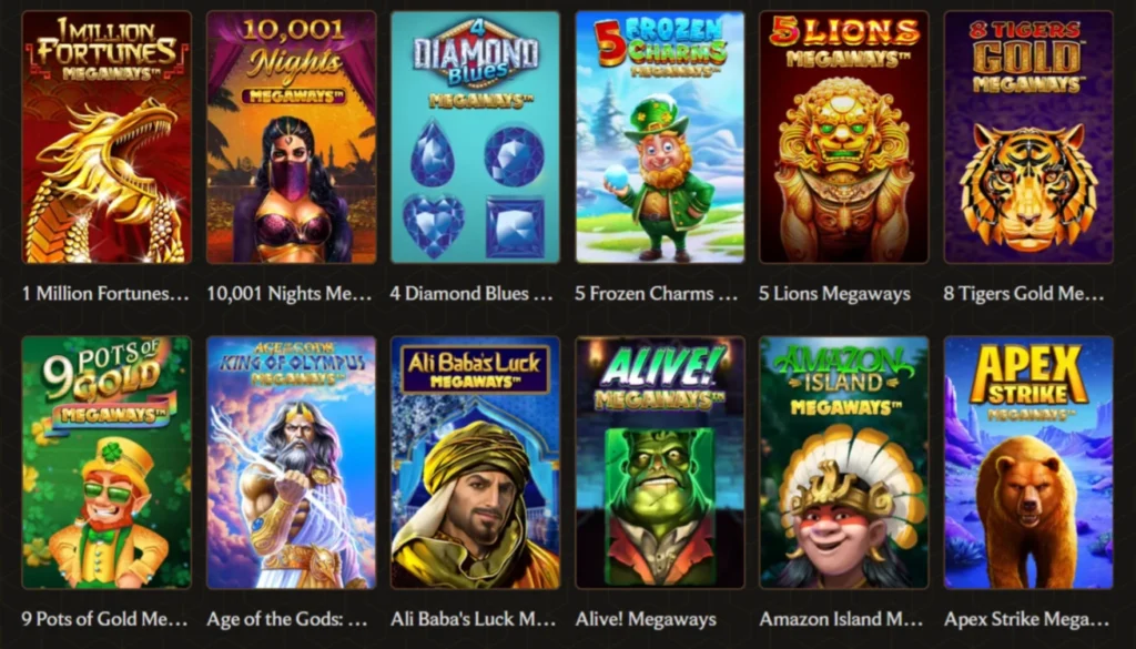 Megaways med storgevinster hos CrownPlay