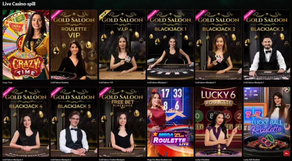 live spill crownplay lobby