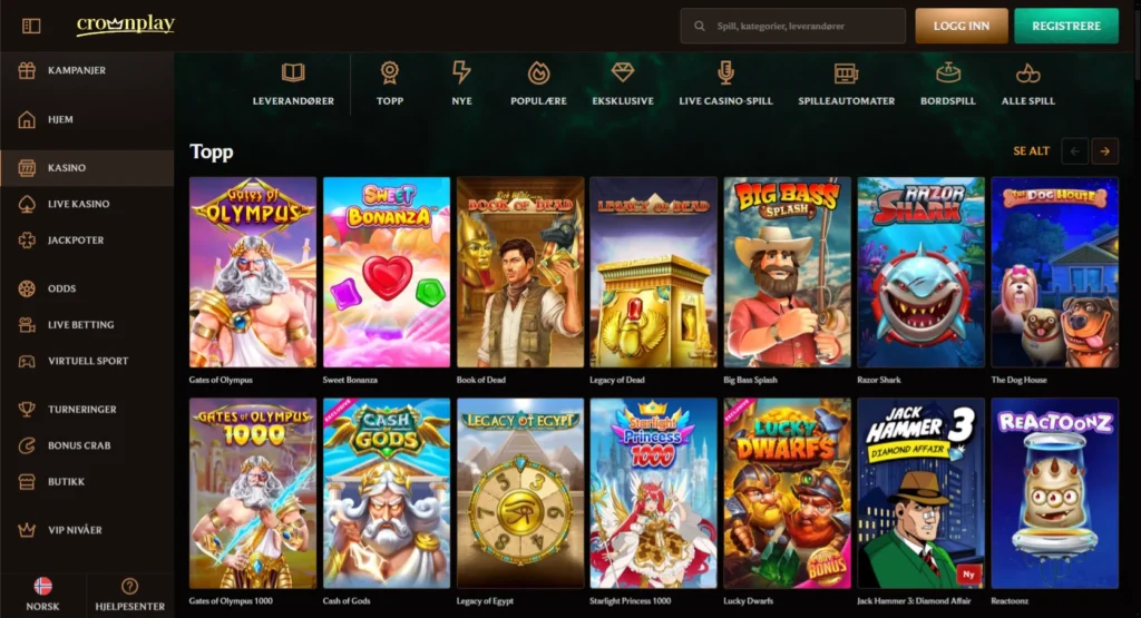 slots lobby crownplay