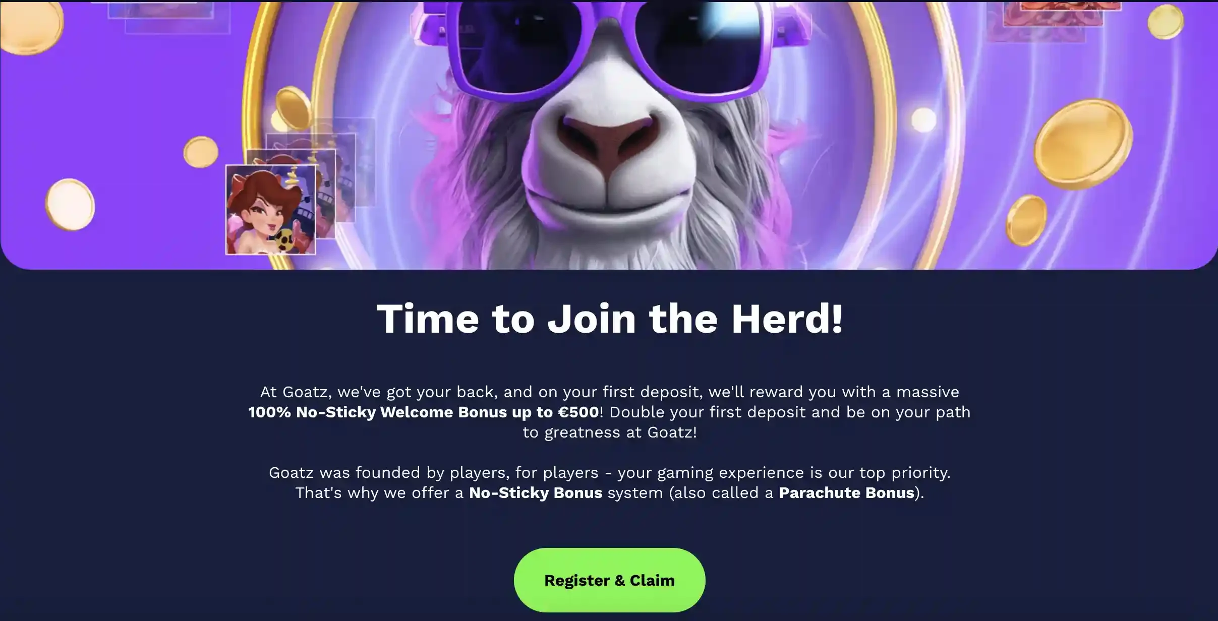 Bonus goatz promotion